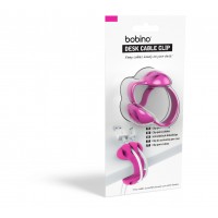 Desk Cable Clip: Fuchsia