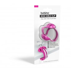 Desk Cable Clip: Fuchsia