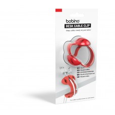 Desk Cable Clip: Red