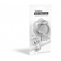 Desk Cable Clip: White