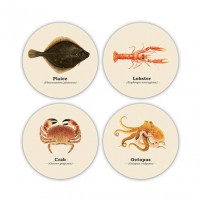 Fish Coasters (Set of 4)