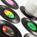 Retro Vinyl Coasters (Set of 4)