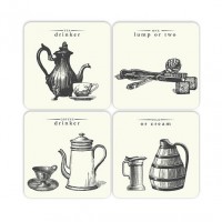 Victoriana Coasters (Set of 4)