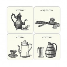 Victoriana Coasters (Set of 4) Victoriana Coasters (Set of 4)