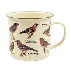 Enamel Mug Garden Birds
