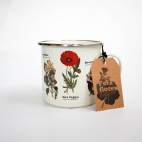 Enamel Mug Wild Flowers