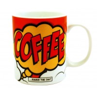 Comic Book Porcelain Mug: COFFEE