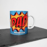 Comic Book Porcelain Mug: DAD