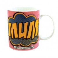 Comic Book Porcelain Mug: MUM Comic Book Porcelain Mug: MUM