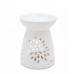 Wax Melt Warmer: Floral Garden - White