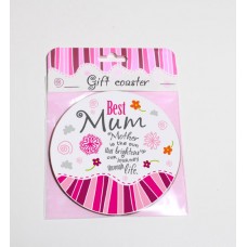 Family & Friends Coaster: Best Mum