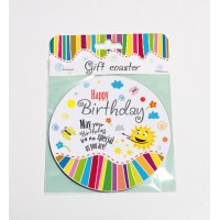 Family & Friends Coaster: Happy Birthday