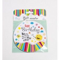Family & Friends Coaster: Happy Birthday