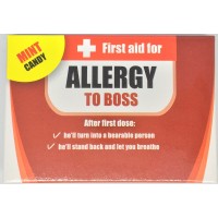 First aid for ALLERGY TO BOSS