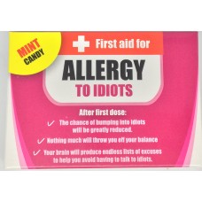 First aid for ALLERGY TO IDIOTS
