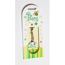 Family & Friends Keyring: Be Happy