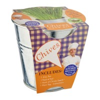 Galvanized Garden Chef: Chives