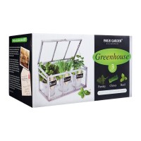 Greenhouse PVC Window: Basil,Parsley,Chives
