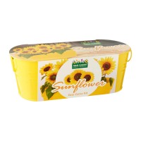 Windowsill Oval & Coloured: Sunflower