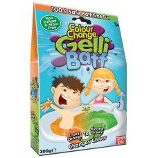 Gelli Baff Colour Change: Crazy Orange to Bizarre Green