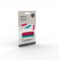 Cable Tags 10pc pack - Warm Colours