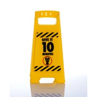 Desk Warning Sign: Satisfying Poo Desk Warning Sign: Satisfying Poo
