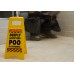 Desk Warning Sign: Satisfying Poo