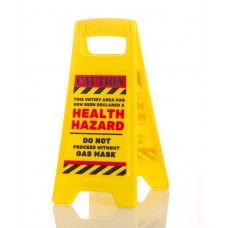 Desk Warning Sign: Health Hazard