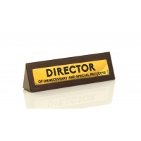 Wooden Desk Sign: Director