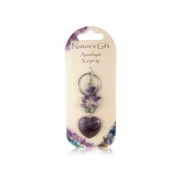 Nature's Gift Keyring: Amethyst
