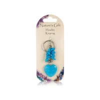 Nature's Gift Keyring: Howlite