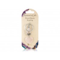 Nature's Gift Keyring: Rose Quartz