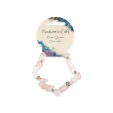 Nature's Gift Bracelet: Rose Quartz