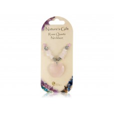 Nature's Gift Necklace: Rose Quartz Nature's Gift Necklace: Rose Quartz