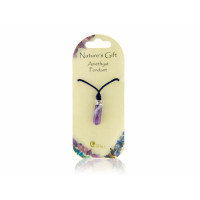 Nature's Gift Point Necklace: Amethyst