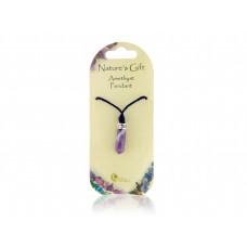 Nature's Gift Point Necklace: Amethyst Nature's Gift Point Necklace: Amethyst