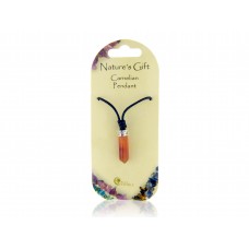 Nature's Gift Point Necklace: Carnelian Nature's Gift Point Necklace: Carnelian