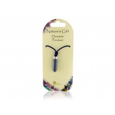 Nature's Gift Point Necklace: Hematite Nature's Gift Point Necklace: Hematite