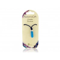 Nature's Gift Point Necklace: Howlite