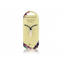 Nature's Gift Point Necklace: Rose Quartz