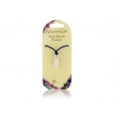 Nature's Gift Point Necklace: Rose Quartz