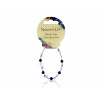 Nature's Gift Wire Bracelet: Black Onyx