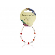 Nature's Gift Wire Bracelet: Carnelian