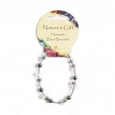 Nature's Gift Wire Bracelet: Hematite