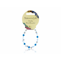 Nature's Gift Wire Bracelet: Howlite