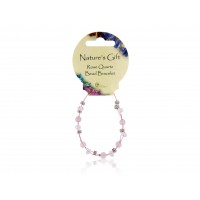 Nature's Gift Wire Bracelet: Rose Quartz