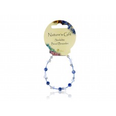 Nature's Gift Wire Bracelet: Sodalite