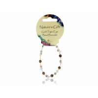 Nature's Gift Wire Bracelet: Golden Tiger Eye