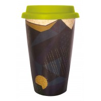 Bamboo Cups: Green and Blue
