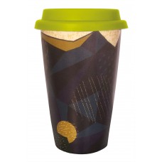 Bamboo Cups: Green and Blue
